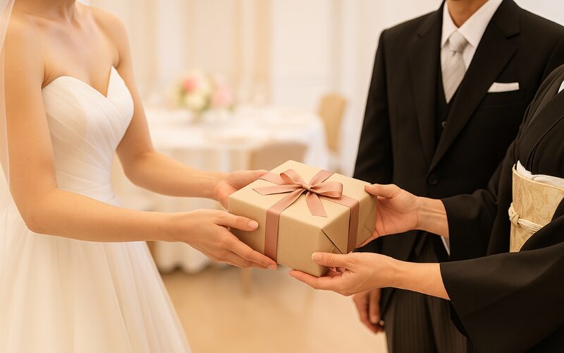 結婚式での両親へのプレゼント