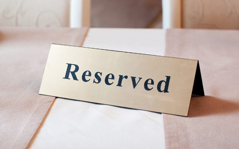 予約がいっぱいのイメージ